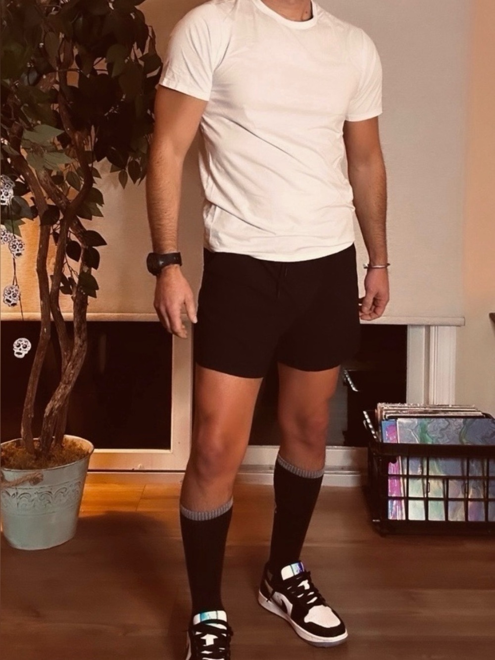 Reflex | 90 Degrees Black Workout Running Shorts (Small)